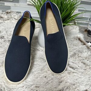 Rothy's woman’s The Original Slip On Sneaker in
Navy size 9.5